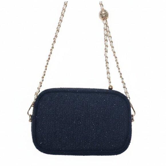 *Chanel Beauté Limited Edition Tweed Makeup Bag – Navy Blue (New in Box) - Picture 5 of 11